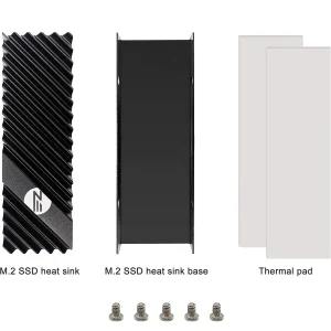 M.2 Heatsink EZDIY-FAB за NVMe SSD диск - Черен - Image 3