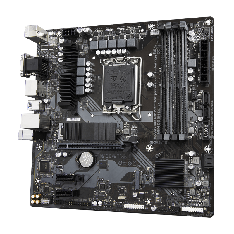 Дънна платка GIGABYTE B760M DS3H, socket 1700, ATX - Image 3