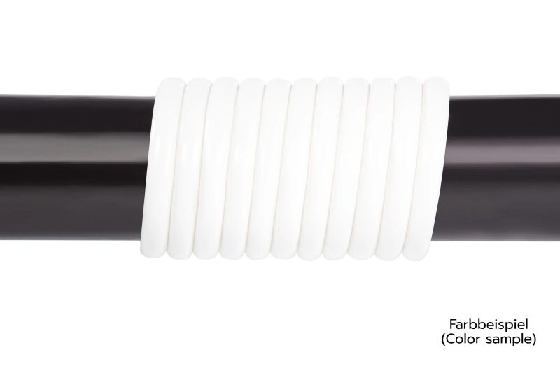 Тръба Alphacool AlphaTube HF, 13/10 (3/8"ID), UV, 3м, Бяла, Retailbox - Image 2
