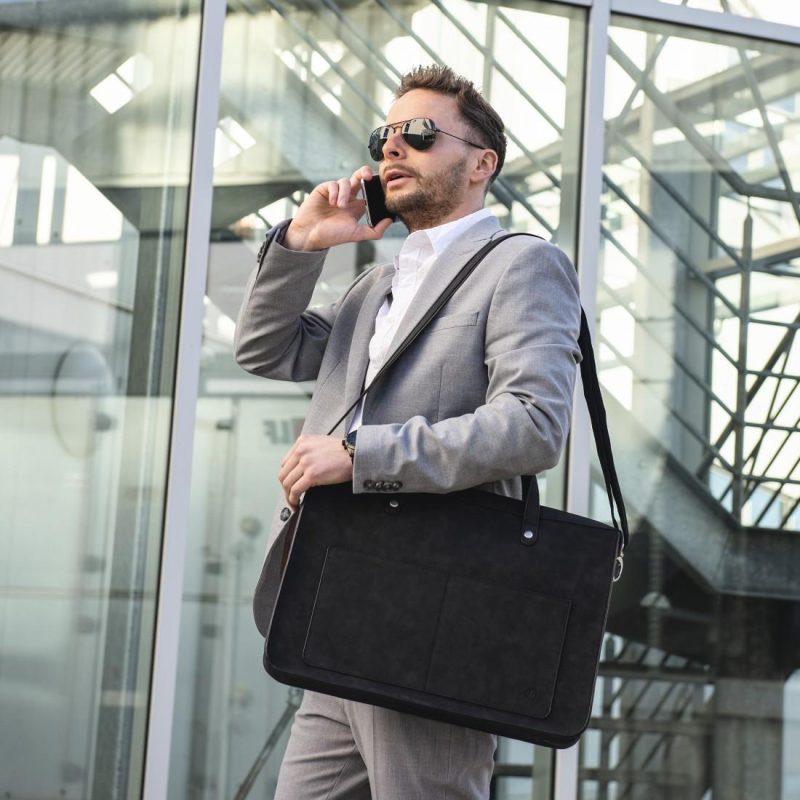 Чанта за лаптоп HAMA Classy, Top-loader, (13.3"- 14.1"), Черна, 216591 - Image 5