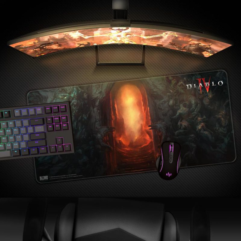 Геймърски пад Diablo IV - Gate of Hell, XL - Image 3