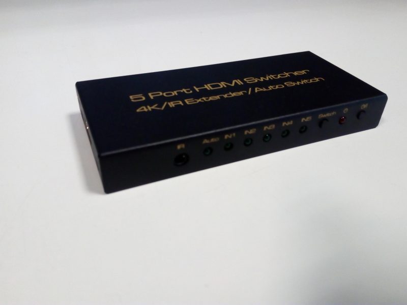 Автоматичен превключвател ESTILLO, HDMI switch, 5/1 x HDMI1.4, 5 входа 1 изход, Черен - Image 3