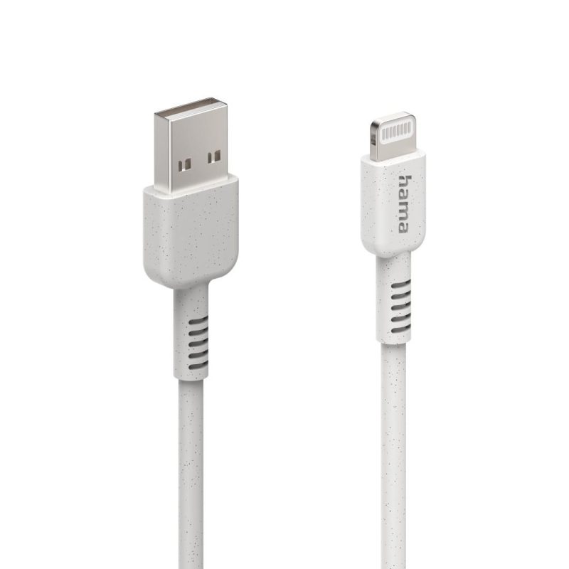 Кабел за зареждане HAMA "Eco", USB-A - Lightning, 1 м, 187283 - Image 2