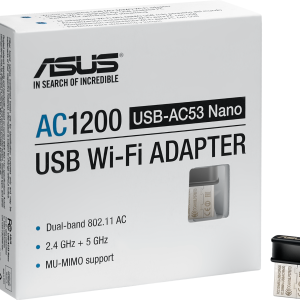 Безжичен USB Адаптер ASUS USB-AC53 Nano, AC1200 Dual-band USB Wi-Fi - Image 7