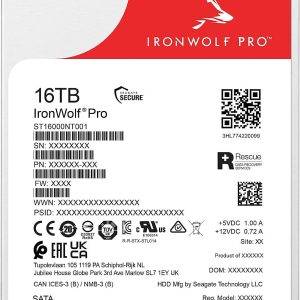 Хард диск SEAGATE IronWolf ST16000NT001, 16TB, 256MB Cache, SATA 6.0Gb/s - Image 2