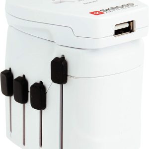 Адаптер SKROSS PRO USB, 1.302539, World, Бял - Image 2