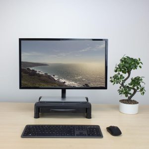 Стойка за монитор ACT AC8210, За бюро, с чекмедже,до 10 кг, Черна - Image 7