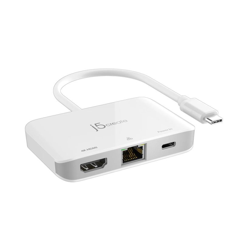 Мрежови адаптер/хъб/ j5create JCA351, Gigabit, 4K HDMI - Image 2
