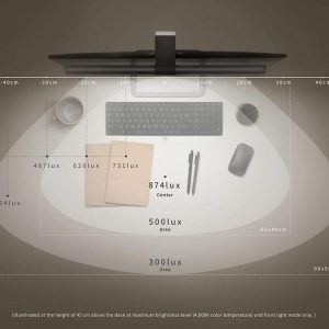 Лампа за четене за монитор BenQ CLIP ScreenBar Halo, 3 режима, Безжичен контролер - Image 5