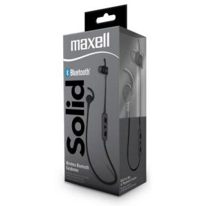 Блутут слушалки тапи MAXELL BT100 SOLID, Черни - Image 2