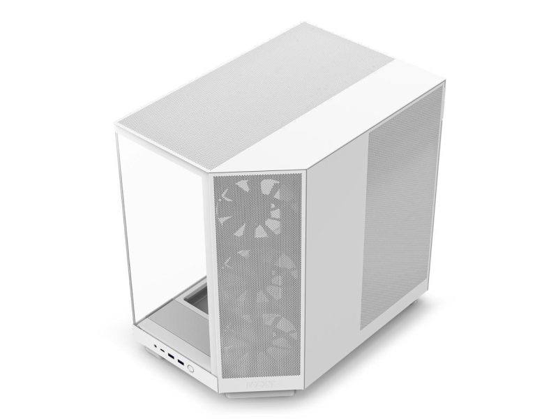 Кутия NZXT H6 Flow Matte White - Middle Tower - Image 5