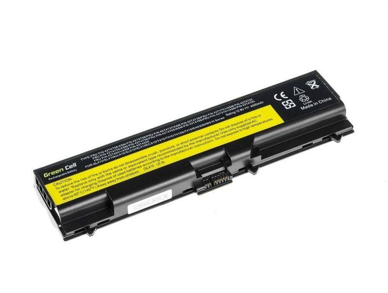 Батерия  за лаптоп GREEN CELL, IBM Lenovo ThinkPad T410 T420 T510 T520 W510 Edge 14 15 E525, 10.8V, 4400mAh - Image 2