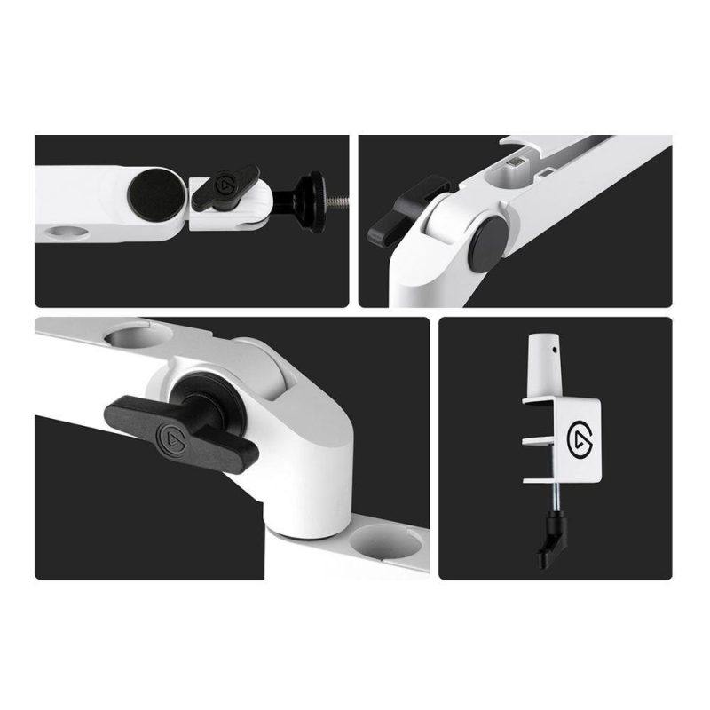 Стойка за микрофон Elgato Wave Mic Arm LP, Бяла - Image 2