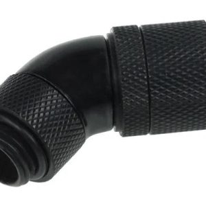 Компресионен фитинг Alphacool, 13/10 - G1/4, 45°, Въртящ се, Черен мат - Image 2