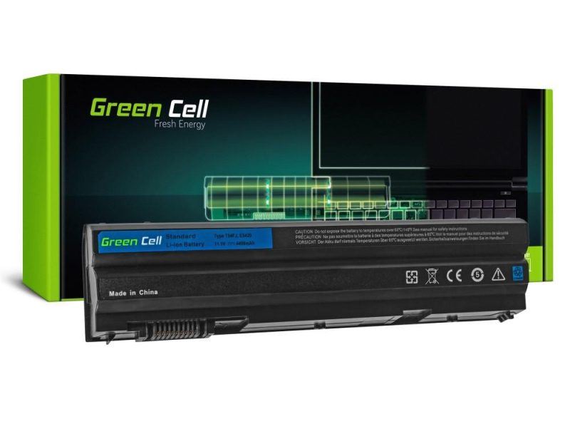 Батерия за лаптоп GREEN CELL, Dell Latitude E5420 E5520 E6420 E6520 E5420, 11.1V, 4400mAh - Image 2