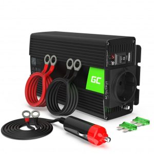 Инвертор GREEN CELL, 12/220V, DC/AC, 500W/1000W, Модифицирана синусоида