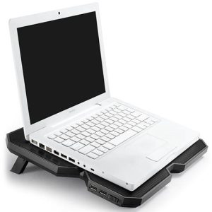 Охладител за лаптоп DeepCool Multi Core X6, 15.6", 2x140+100 mm, Черен - Image 2