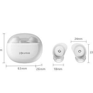 Блутут слушалки-тапи A4tech B27 2Drumtek, Розови - Image 6
