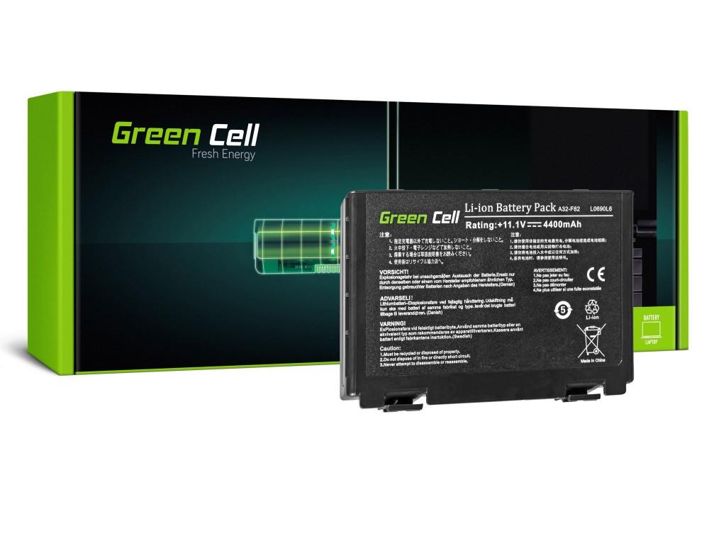 Батерия за лаптоп GREEN CELL, Asus K40 K50 K50AB K50C K51 K51AC K60 K70 X70 X5DC, 10.8V, 4400mAh