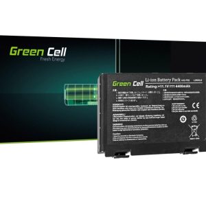Батерия  за лаптоп GREEN CELL, Asus K40 K50 K50AB K50C K51 K51AC K60 K70 X70 X5DC, 10.8V, 4400mAh