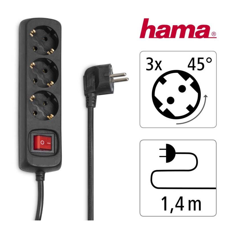 Разклонител HAMA 3 гнезда, 30392 - Image 5
