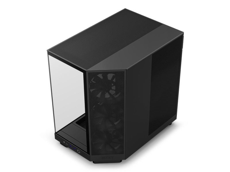 Кутия NZXT H6 Flow Matte Black - Middle Tower - Image 7