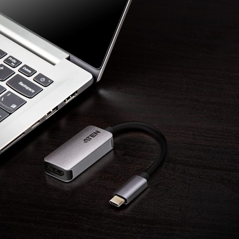 Адаптер ATEN UC3008A1, USB-C мъжко - HDMI женско, 4K, Черен - Image 6