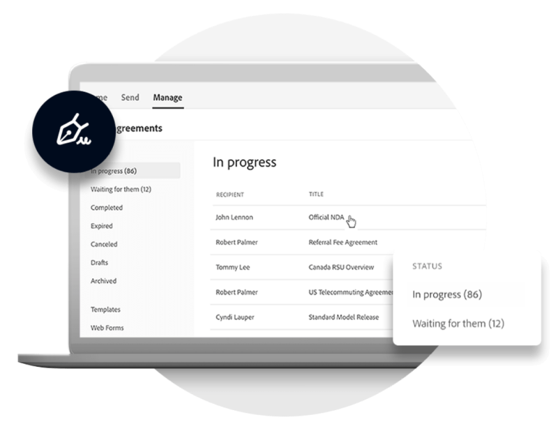 Софтуер Adobe Sign for business, Other, EU English, Subscription New - Image 7