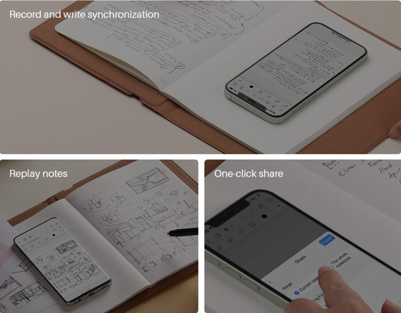 Дигитален бележник и графичен таблет 2 в 1 HUION /Хюйън/ Note X10 - Image 4