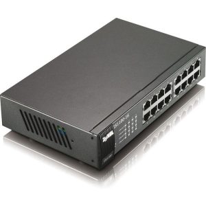 Суич ZYXEL GS1100-16, 16 портов, Gigabit, за монтиране в шкаф - Image 3