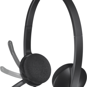 Слушалки с микрофон Logitech H340 - Image 3