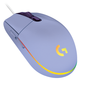 Геймърска мишка Logitech G102 LightSync, RGB, Оптична, Жична, USB, Лилав - Image 3