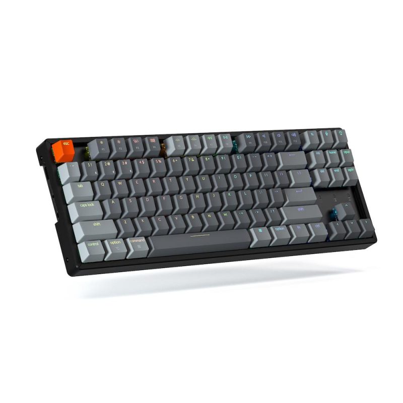 Геймърска Механична клавиатура Keychron K8 Aluminum TKL Gateron Blue Switch RGB LED Gateron Blue Switch ABS - Image 7