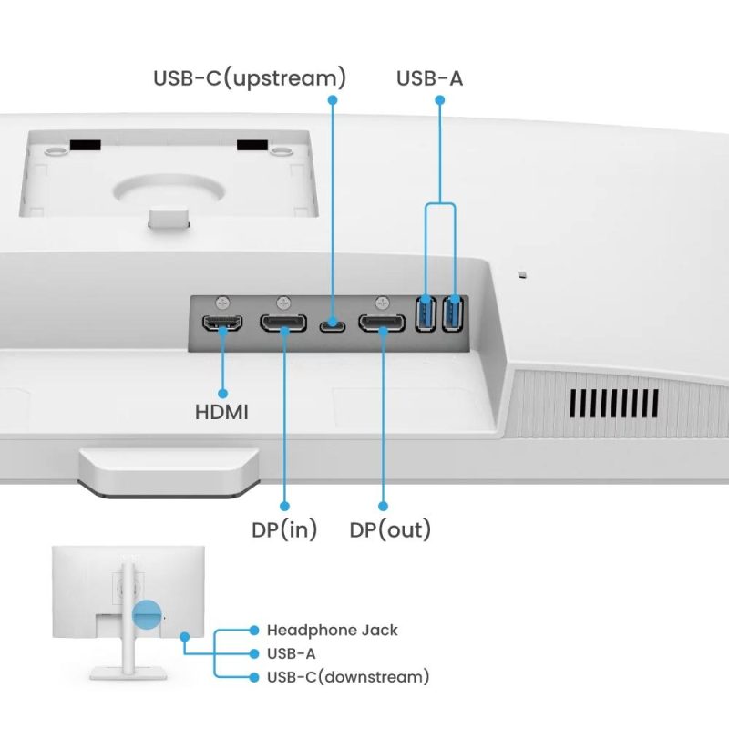 Монитор BenQ GW2790QT, 27" IPS QHD, 75Hz, HDMI, DP, USB-C - Image 6
