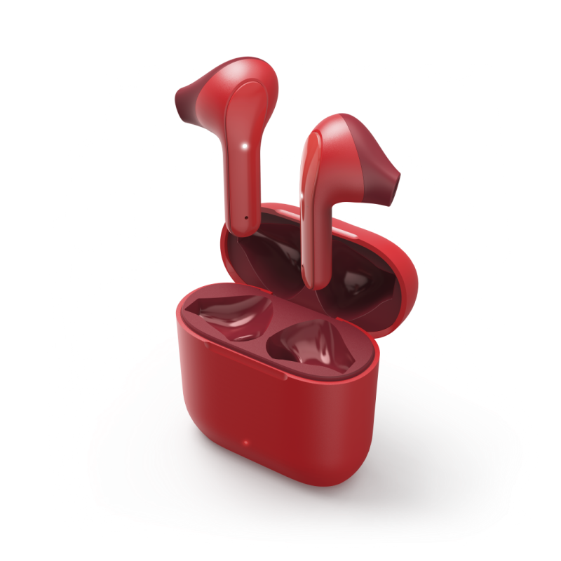 Блутут слушалки Hama Freedom Light, True Wireless, Гласов контрол, Червени - Image 4