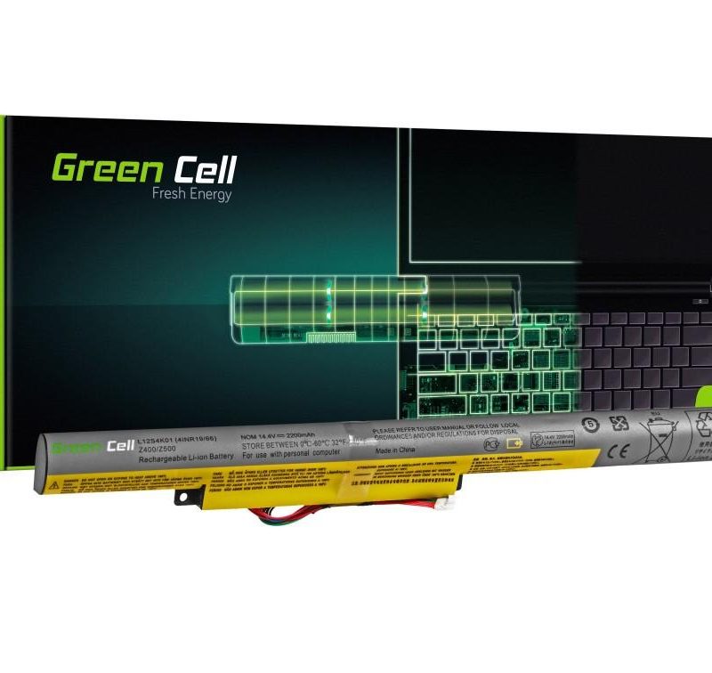Батерия  за лаптоп GREEN CELL, IBM Lenovo IdeaPad P500 Z510 P400 TOUCH P500 TOUCH Z400 TOUCH Z510 TOUCH, 14.8V, 2200mAh