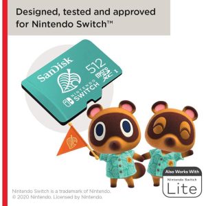 Карта памет SanDisk for Nintendo Switch, microSDXC UHS-I, 512GB, До 100MB/s - Image 2