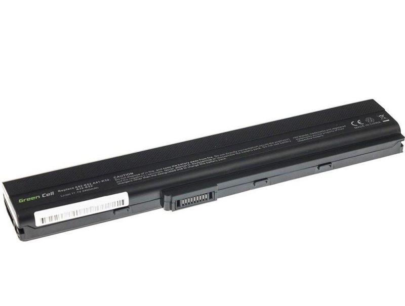 Батерия  за лаптоп GREEN CELL, Asus K52 K52J K52F K52JC K52JR, 10.8V, 4400mAh - Image 2