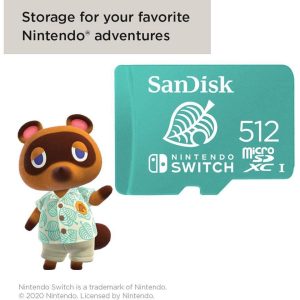 Карта памет SanDisk for Nintendo Switch, microSDXC UHS-I, 512GB, До 100MB/s - Image 3