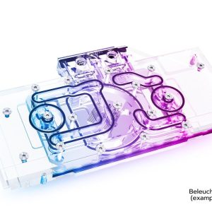 Воден блок за видео карта Alphacool Eisblock Aurora Acryl GPX-A Radeon RX 6700XT Reference with Backplate - Image 2