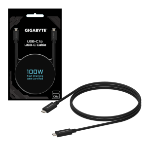Кабел GIGABYTE USB Type-C мъжко към USB Type-C мъжко  3.2Gen, 1 м 10Gbp/s - Image 5