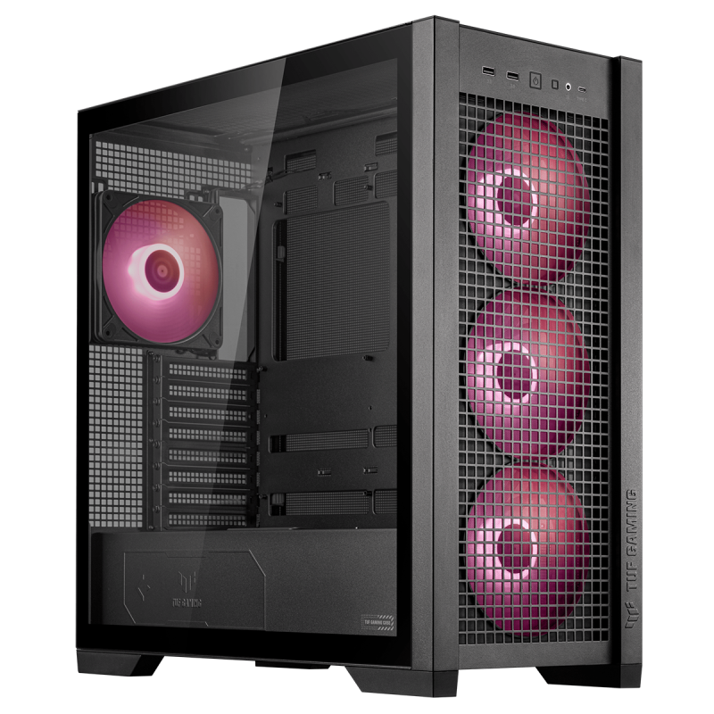Кутия ASUS TUF GAMING GT302 ARGB - Black - Image 2