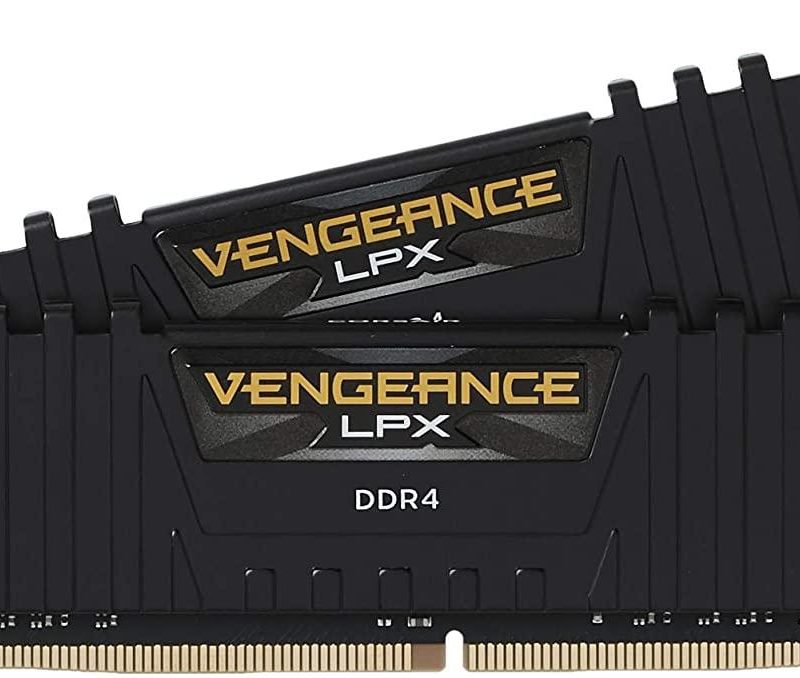 Памет CORSAIR VENGEANCE LPX, 16GB (2 x 8GB), DDR4, 3200MHz, Black