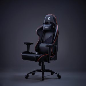 Геймърски стол Gigabyte Aorus AGC310, Черно и Оранжево - Image 4