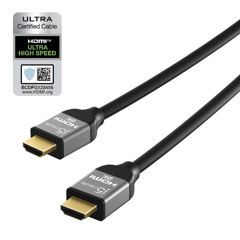Кабел j5create JDC53, HDMI мъжко - HDMI мъжко, 8K, 48 Gbps, 2 m - Image 2