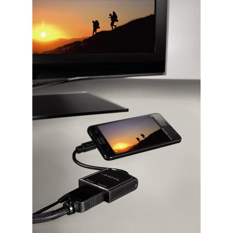Адаптер HAMA MHL (Mobile High-Definition Link) 54510, Черен - Image 3