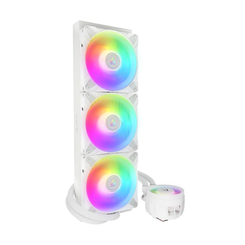 Охладител за процесор Arctic Liquid Freezer III 420 White A-RGB - Image 2