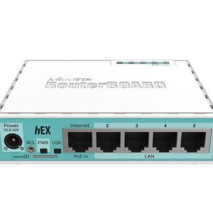 Рутер MiKrotik RB750GR3 HEX, 5 x 10/100/1000 Mbps, PoE, Бял - Image 2