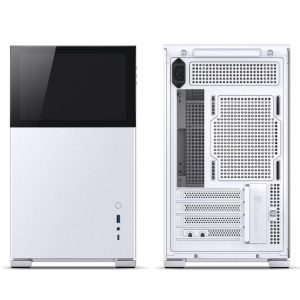 Кутия Jonsbo D31 Screen TG, mATX, Бял - Image 4