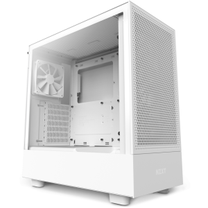 Кутия NZXT H5 Flow RGB Matte White, Mid-Tower - Image 2